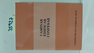 CAMINAR, EDIFICAR, CONFESAR
