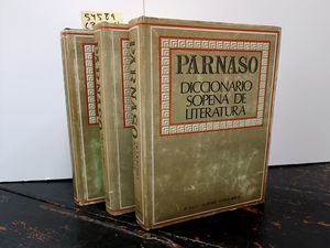 PARNASO: DICCIONARIO SOPENA DE LITERATURA : RESUMEN DE 2.500 OBRAS MAESTRAS (OBRA COMPLETA EN 3 TOMOS)